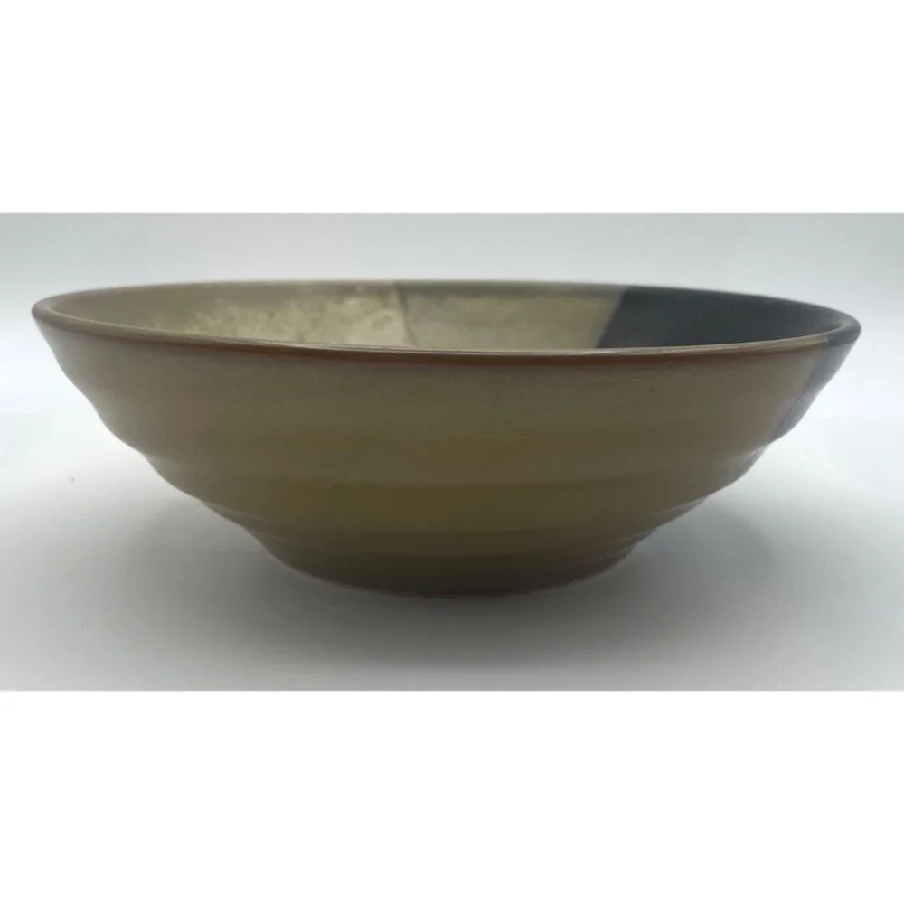 Sango Gold Dust Black 7.5” Cereal Soup Pasta Bowl #5022 Retired